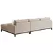Horizon Beige and Brown Leather Sectional