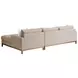 Horizon Beige 110" Upholstered LAF Sectional