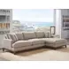 Horizon Beige 110" Upholstered LAF Sectional