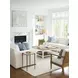Shaws Cove White Upholstered 106" Sofa