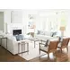 Shaws Cove White Upholstered 106" Sofa