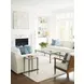 Shaws Cove White Upholstered 106" Sofa