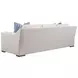 Shaws Cove White Upholstered 106" Sofa