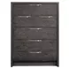 Kinsley Black Heron 5 Drawer Chest