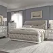 Abbey Park Antique White and Weathered Brown 7 Drawer Dresser with Mirror