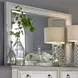 Abbey Park Antique White and Weathered Brown 7 Drawer Dresser with Mirror