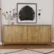 Orlando Light Brown 4 Door Buffet