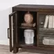 Troy Suede Brown 4 Door Buffet