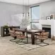 Troy Suede Brown 4 Door Buffet