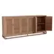 Jolen Distressed Brown 6 Door Buffet