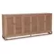 Jolen Distressed Brown 6 Door Buffet