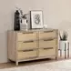 Jensen Meadow Taupe 6 Drawer Dresser