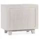 Reece Seashell White 2 Drawer Nightstand