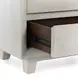 Reece Seashell White 2 Drawer Nightstand