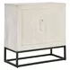 Flint Coastal White 2 Door Accent Cabinet