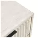 Flint Coastal White 2 Door Accent Cabinet