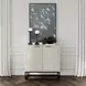 Flint Coastal White 2 Door Accent Cabinet