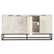 Flint Coastal White 4 Door Buffet