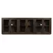 Bradley Landmark Brown 6 Glass Door Buffet