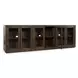 Bradley Landmark Brown 6 Glass Door Buffet