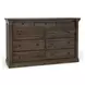 Adelaide Cocoa Brown 9 Drawer Dresser