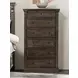 Adelaide Cocoa Brown 6 Drawer Chest