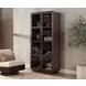 Rogers Dark Brown 2 Glass Door Display Cabinet