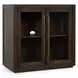 Bradley Landmark Brown 2 Glass Door Accent Cabinet