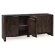 Ledro Dark Brown 4 Door Buffet