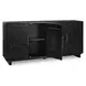 Albero Black 4 Door Buffet
