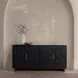 Albero Black 4 Door Buffet