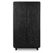 Albero Black 2 Door Tall Accent Cabinet