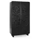 Albero Black 2 Door Tall Accent Cabinet