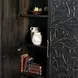 Albero Black 2 Door Tall Accent Cabinet