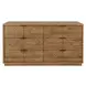 Santa Clara Caramel Brown 6 Drawer Dresser