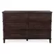 Westlake Kona Brown 6 Drawer Dresser