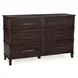Westlake Kona Brown 6 Drawer Dresser
