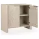 Ledro Cream 2 Door Accent Cabinet