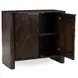 Ledro Dark Brown 2 Door Accent Cabinet