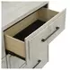 Modern Play Natural White 6 Drawer Dresser with Mirror
