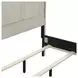 Modern Play Natural White King Panel Bed