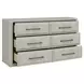 Modern Play Natural White 6 Drawer Dresser