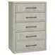 Modern Play Natural White 5 Drawer Chest