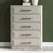 Modern Play Natural White 5 Drawer Chest