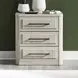Modern Play Natural White 3 Drawer Nightstand with USB Charging