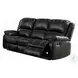Zuriel Black Reclining Living Room Set
