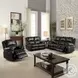 Zuriel Black Reclining Living Room Set