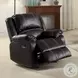 Zuriel Black Rocker Recliner
