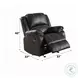 Zuriel Black Reclining Living Room Set