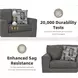 Gardiner Pewter Chair And A Half